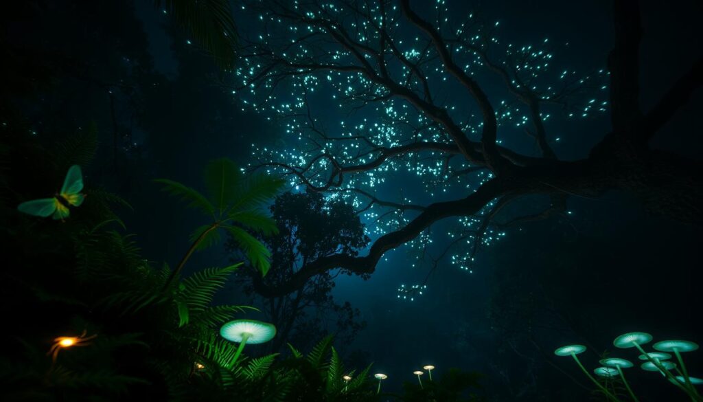 Bioluminescent species conservation