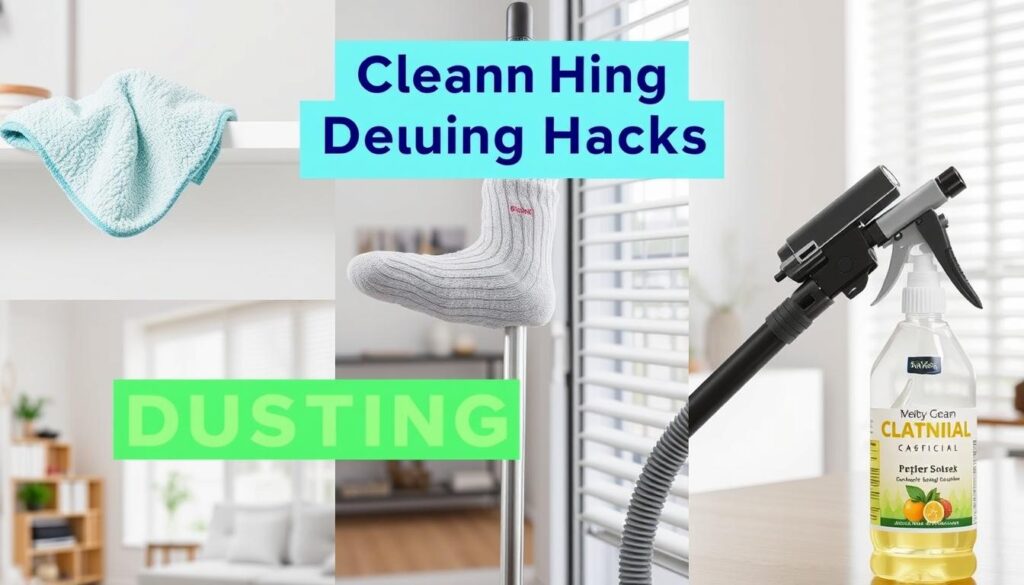 dusting and vacuuming hacks