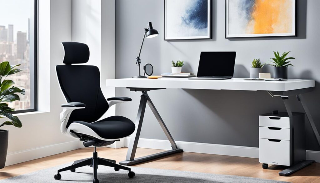 ergonomic workspace