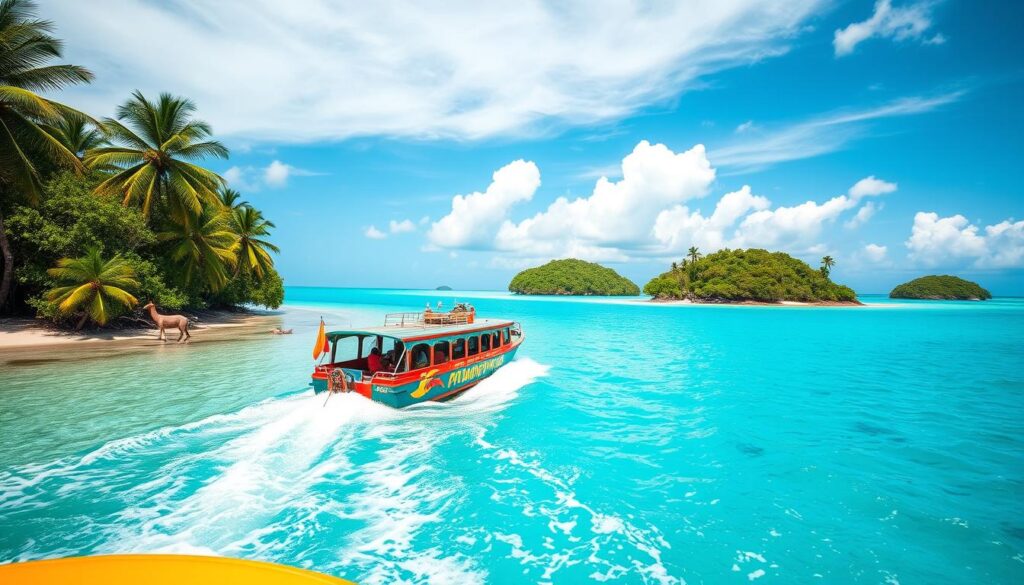island hopping