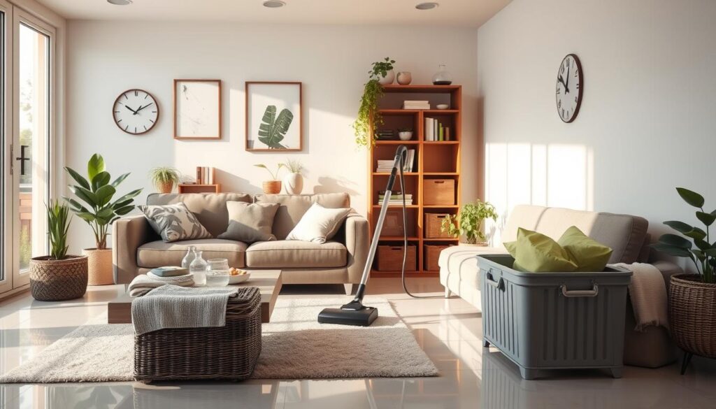 living room cleaning tips