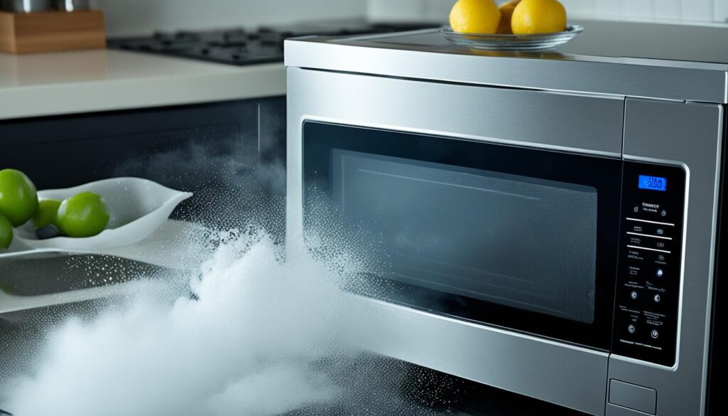 microwave steam cleaning